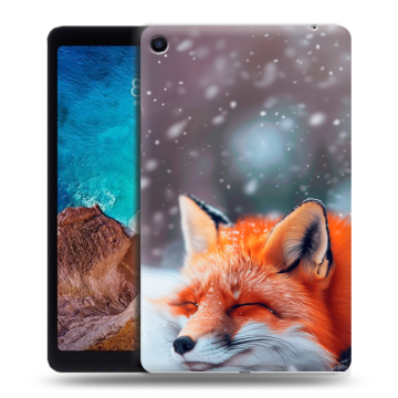 Силиконовый чехол на Xiaomi Mi Pad 4 Plus с принтом лиса