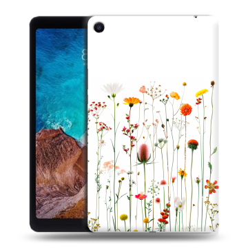 Силиконовый чехол на Xiaomi Mi Pad 4 Plus с принтом цветы