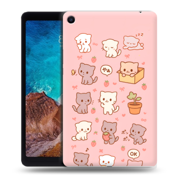 Силиконовый чехол на Xiaomi Mi Pad 4 Plus с принтом Hello Kitty Хелоу Кити