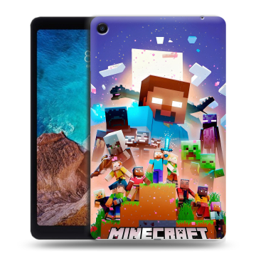 Силиконовый чехол на Xiaomi Mi Pad 4 Plus с принтом Майнкрафт Minecraft Силиконовый чехол на Xiaomi Mi Pad 4 Plus с принтом Майнкрафт Minecraft