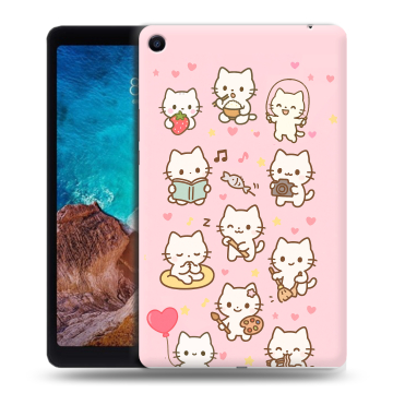Силиконовый чехол на Xiaomi Mi Pad 4 Plus с принтом Hello Kitty Хелоу Кити