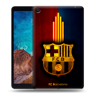 Силиконовый чехол на Xiaomi Mi Pad 4 Plus с принтом Барселона Barcelona