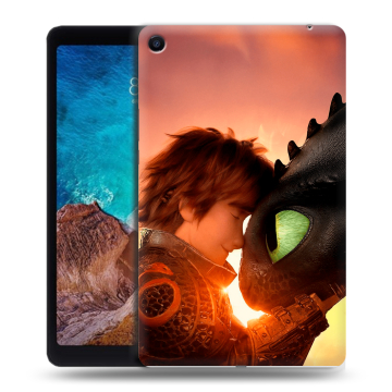 Силиконовый чехол на Xiaomi Mi Pad 4 Plus с принтом Как приручить дракона