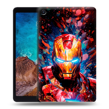 Силиконовый чехол на Xiaomi Mi Pad 4 Plus с принтом Железный человек Ironman