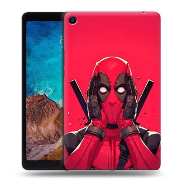 Силиконовый чехол на Xiaomi Mi Pad 4 Plus с принтом Дедпул Deadpool