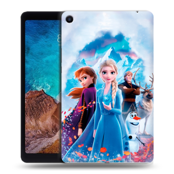 Силиконовый чехол на Xiaomi Mi Pad 4 Plus с принтом Холодное сердце Frozen