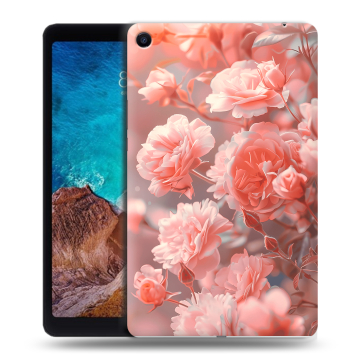 Силиконовый чехол на Xiaomi Mi Pad 4 Plus с принтом Розы цветы