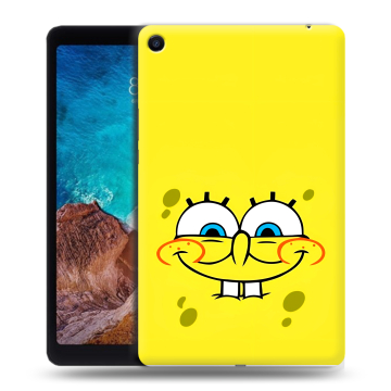 Силиконовый чехол на Xiaomi Mi Pad 4 Plus с принтом спанчбоб спанч боб