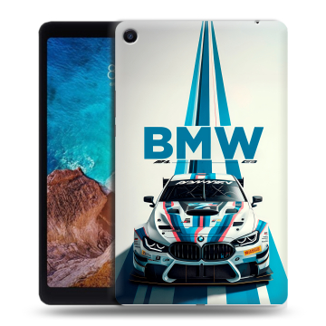 Силиконовый чехол на Xiaomi Mi Pad 4 Plus с принтом БМВ BMW