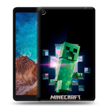 Силиконовый чехол на Xiaomi Mi Pad 4 Plus с принтом Майнкрафт Minecraft