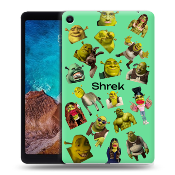 Силиконовый чехол на Xiaomi Mi Pad 4 Plus с принтом Шрек Shrek Силиконовый чехол на Xiaomi Mi Pad 4 Plus с принтом Шрек Shrek
