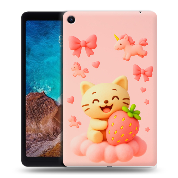 Силиконовый чехол на Xiaomi Mi Pad 4 Plus с принтом для девочек