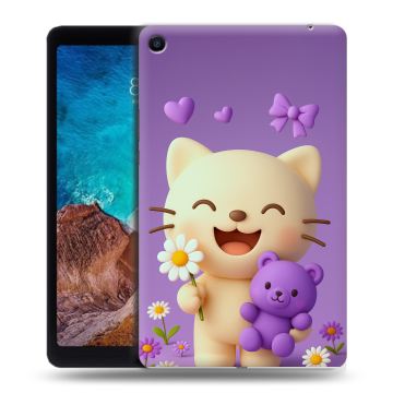 Силиконовый чехол на Xiaomi Mi Pad 4 Plus с принтом для девочек