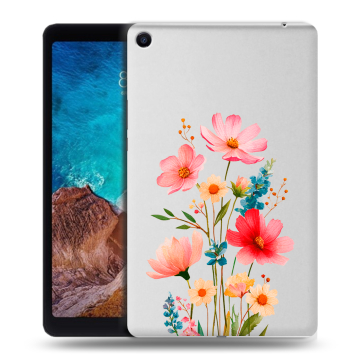 Силиконовый чехол на Xiaomi Mi Pad 4 Plus с принтом Цветы Силиконовый чехол на Xiaomi Mi Pad 4 Plus с принтом Цветы