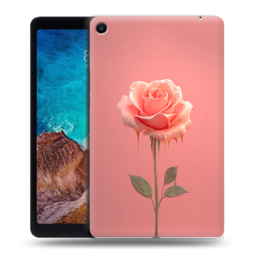 Силиконовый чехол на Xiaomi Mi Pad 4 Plus с принтом Розовая роза Силиконовый чехол на Xiaomi Mi Pad 4 Plus с принтом Розовая роза