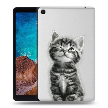 Силиконовый чехол на Xiaomi Mi Pad 4 Plus с принтом Котенок