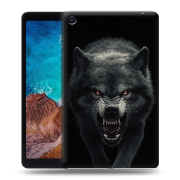 Силиконовый чехол на Xiaomi Mi Pad 4 Plus с принтом Волк