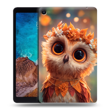 Силиконовый чехол на Xiaomi Mi Pad 4 Plus с принтом Милая сова
