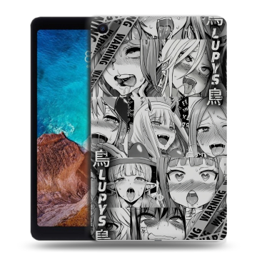 Силиконовый чехол на Xiaomi Mi Pad 4 Plus с принтом Ahegao Ахегао Аниме