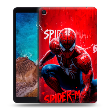 Силиконовый чехол на Xiaomi Mi Pad 4 Plus с принтом Spiderman Человек паук Силиконовый чехол на Xiaomi Mi Pad 4 Plus с принтом Spiderman Человек паук