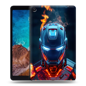 Силиконовый чехол на Xiaomi Mi Pad 4 Plus с принтом IronMan Железный человек