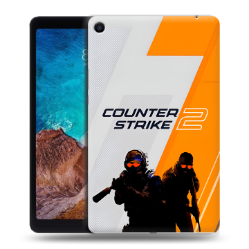 Силиконовый чехол на Xiaomi Mi Pad 4 Plus с принтом Counter Strike