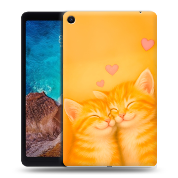 Силиконовый чехол на Xiaomi Mi Pad 4 Plus с принтом Милые котята