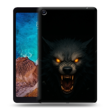 Силиконовый чехол на Xiaomi Mi Pad 4 Plus с принтом Волк