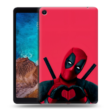 Силиконовый чехол на Xiaomi Mi Pad 4 Plus с принтом Дедпул Deadpool
