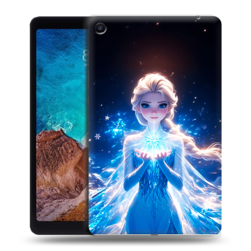 Силиконовый чехол на Xiaomi Mi Pad 4 Plus с принтом Холодное сердце Frozen