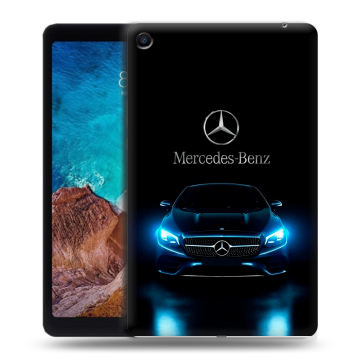 Силиконовый чехол на Xiaomi Mi Pad 4 Plus с принтом Mercedes Мерседес