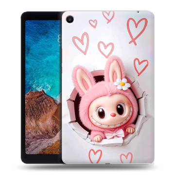 Силиконовый чехол на Xiaomi Mi Pad 4 Plus с принтом Labubu Лабубу