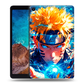 Силиконовый чехол на Xiaomi Mi Pad 4 Plus с принтом Аниме Наруто Naruto