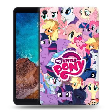 Силиконовый чехол на Xiaomi Mi Pad 4 Plus с принтом My little pony Дружба чудо