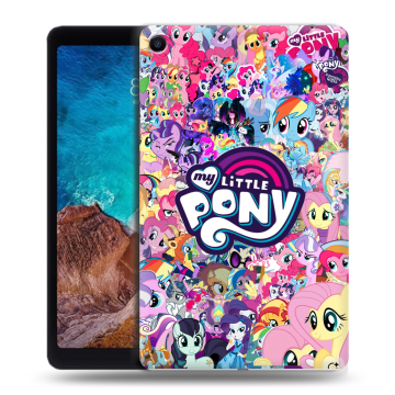 Силиконовый чехол на Xiaomi Mi Pad 4 Plus с принтом My little pony Дружба чудо