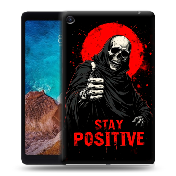 Силиконовый чехол на Xiaomi Mi Pad 4 Plus с принтом смешной скелет