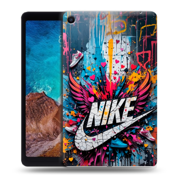 Силиконовый чехол на Xiaomi Mi Pad 4 Plus с принтом Nike Найк