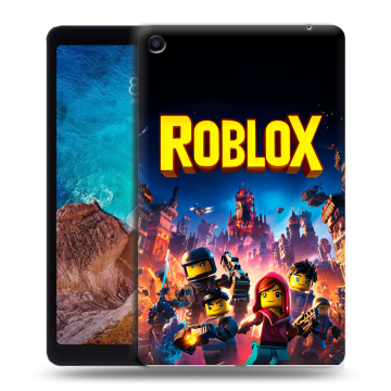 Силиконовый чехол на Xiaomi Mi Pad 4 Plus с принтом Roblox Роблокс
