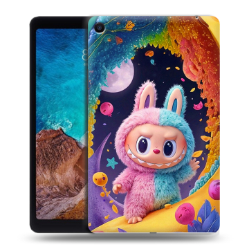 Силиконовый чехол на Xiaomi Mi Pad 4 Plus с принтом Labubu Лабубу