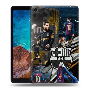 Силиконовый чехол на Xiaomi Mi Pad 4 Plus с принтом Messi Barcelona