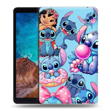Силиконовый чехол на Xiaomi Mi Pad 4 Plus с принтом Лило и Стич