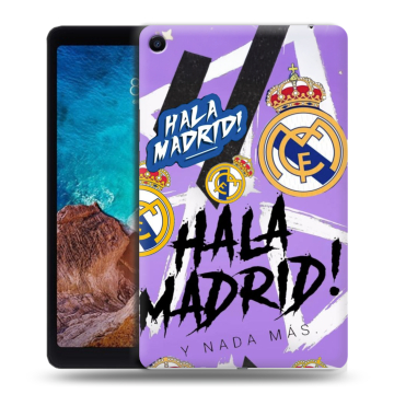 Силиконовый чехол на Xiaomi Mi Pad 4 Plus с принтом Real Madrid Реал Мадрид