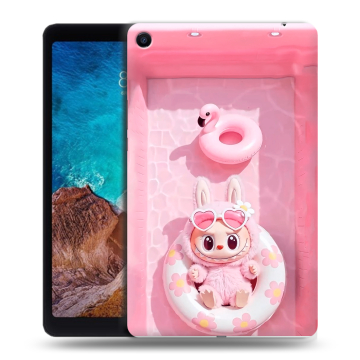 Силиконовый чехол на Xiaomi Mi Pad 4 Plus с принтом Labubu Лабубу