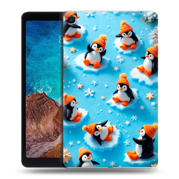 Силиконовый чехол на Xiaomi Mi Pad 4 Plus с принтом Новый год