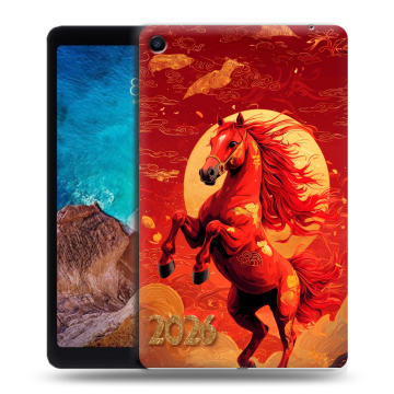 Силиконовый чехол на Xiaomi Mi Pad 4 Plus с принтом Новый год Силиконовый чехол на Xiaomi Mi Pad 4 Plus с принтом Новый год