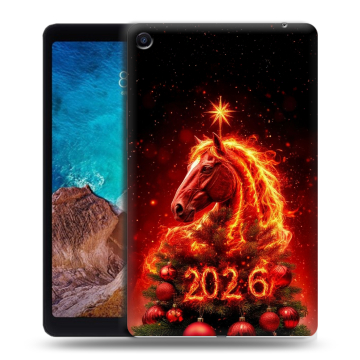 Силиконовый чехол на Xiaomi Mi Pad 4 Plus с принтом Новый год Силиконовый чехол на Xiaomi Mi Pad 4 Plus с принтом Новый год