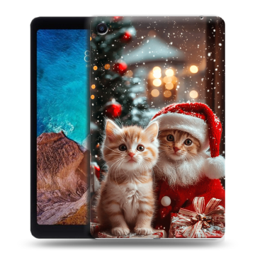 Силиконовый чехол на Xiaomi Mi Pad 4 Plus с принтом Новый год Силиконовый чехол на Xiaomi Mi Pad 4 Plus с принтом Новый год
