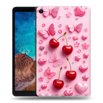 Силиконовый чехол на Xiaomi Mi Pad 4 Plus с принтом для девочек