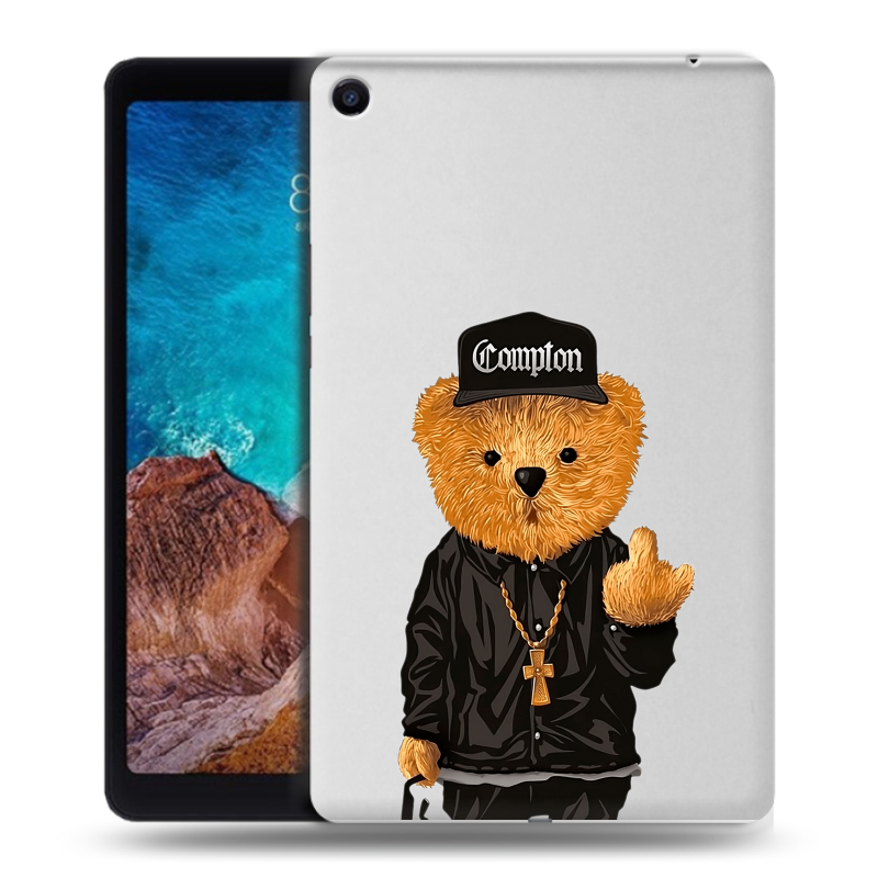 Силиконовый чехол на Xiaomi Mi Pad 4 Plus с принтом Плюшевый медведь Силиконовый чехол на Xiaomi Mi Pad 4 Plus с принтом Плюшевый медведь