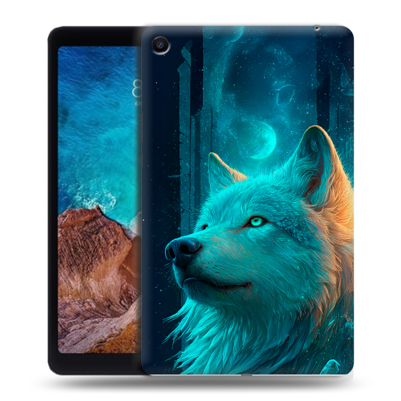 Силиконовый чехол на Xiaomi Mi Pad 4 Plus с принтом бабочки саккура Силиконовый чехол на Xiaomi Mi Pad 4 Plus с принтом бабочки саккура